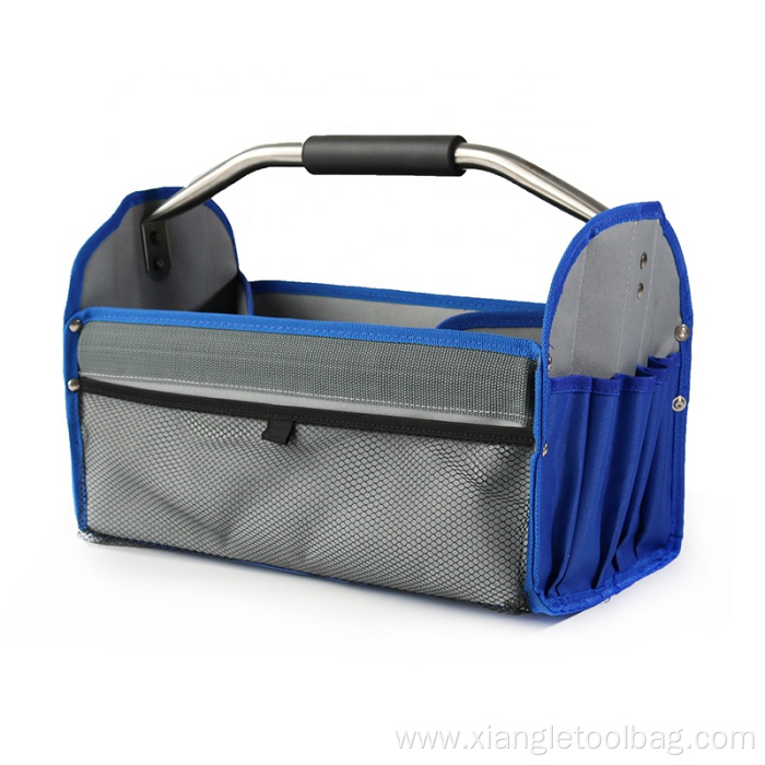 Foldable Tool Tote with Comfort Handle